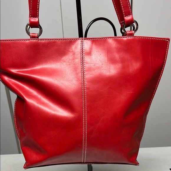 Vintage Wilson Leather Bag Red - Picture 2 of 16